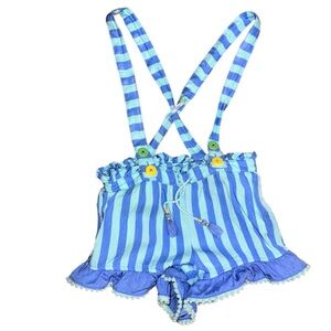 Matilda Jane Let's Go Together In Suspense Suspender Shorts